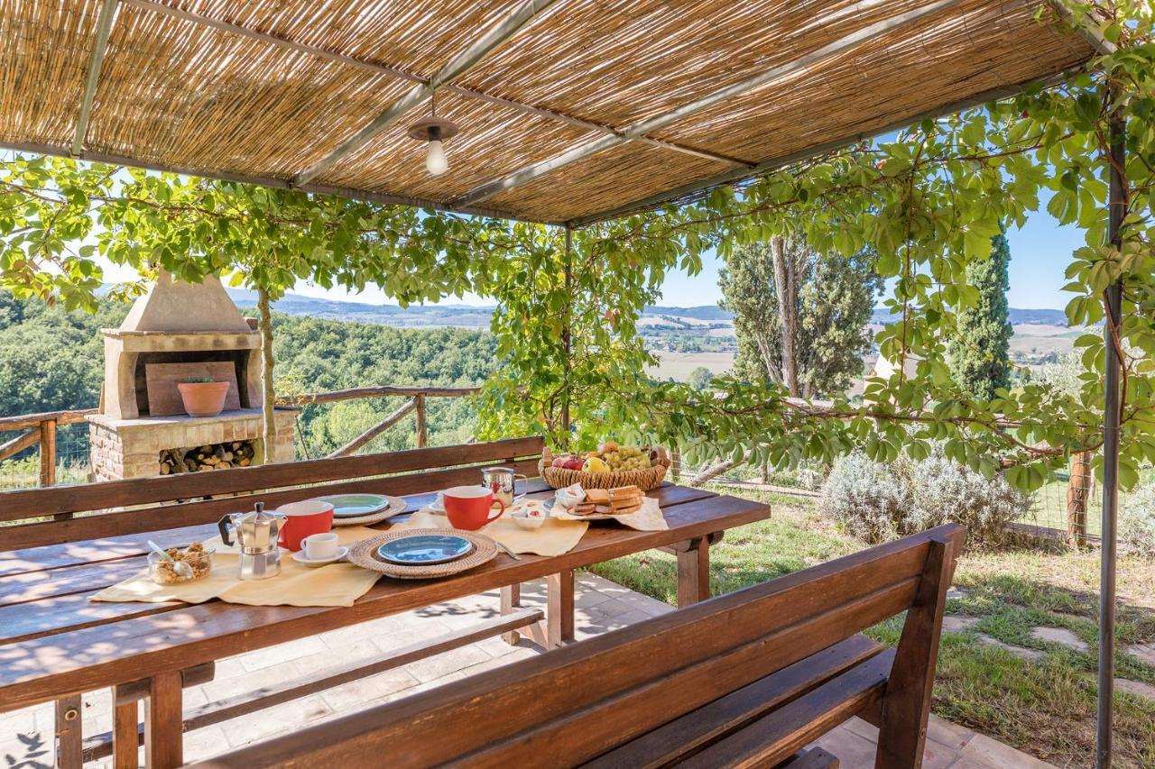 Vila Podere Albereto Buonconvento Exteriér fotografie