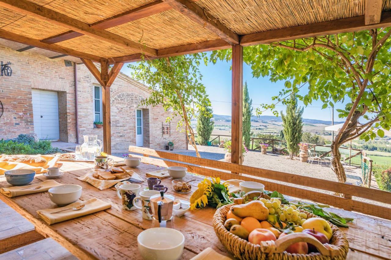 Vila Podere Albereto Buonconvento Exteriér fotografie